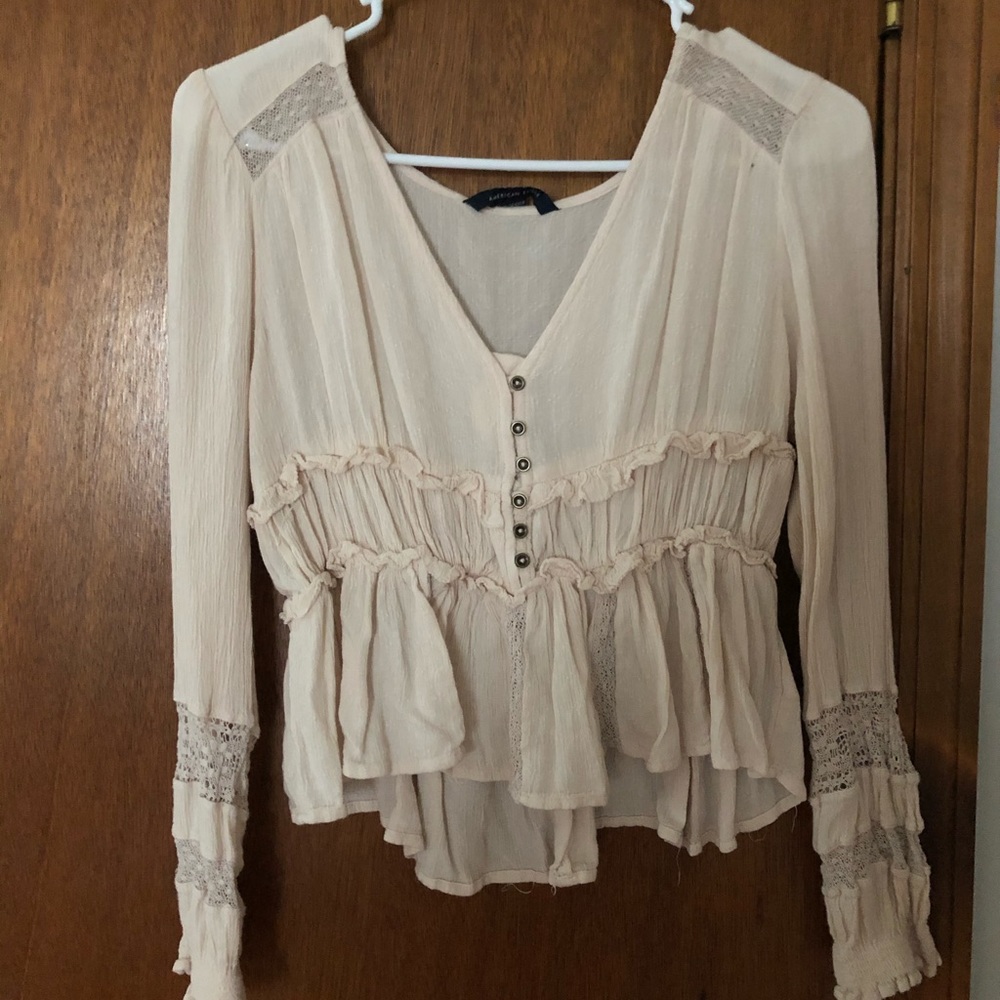 Light pink top
